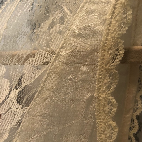 Intimately by Free People Cream Lace Top M - Picture 5 of 7